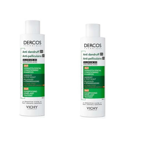 Dercos Anti-dandruff 2in1 Shampoo For All Hair Types