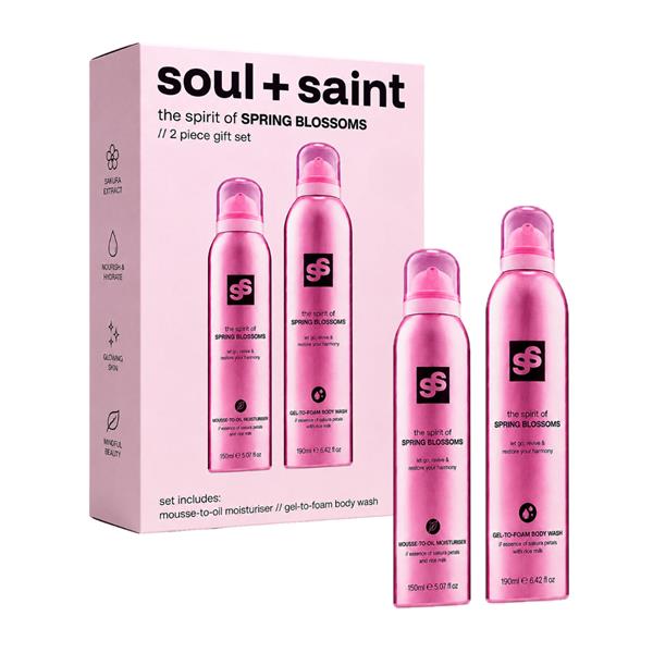Soul & Saint Eur Spring Blossoms 2pce Gift Set