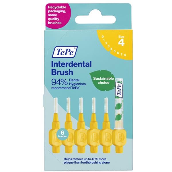 Tepe Yellow Interdental Brush 0.7Mm