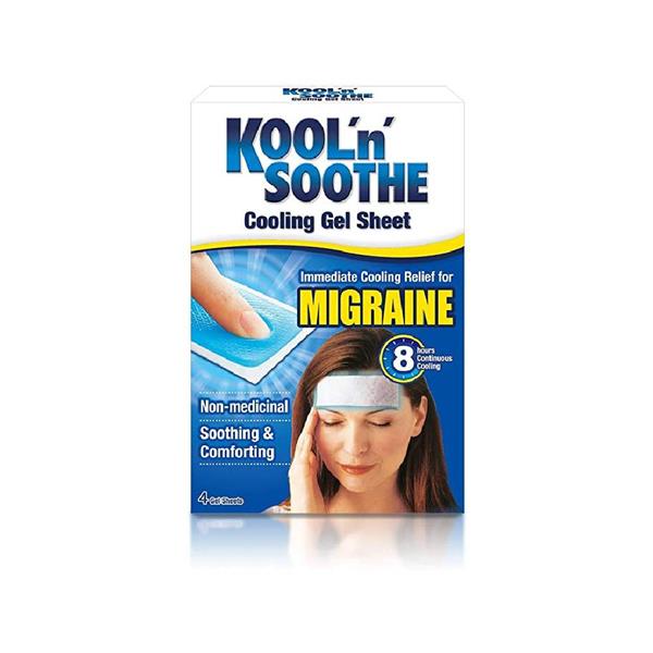 Kool N Soothe Migraine Gel Sheets
