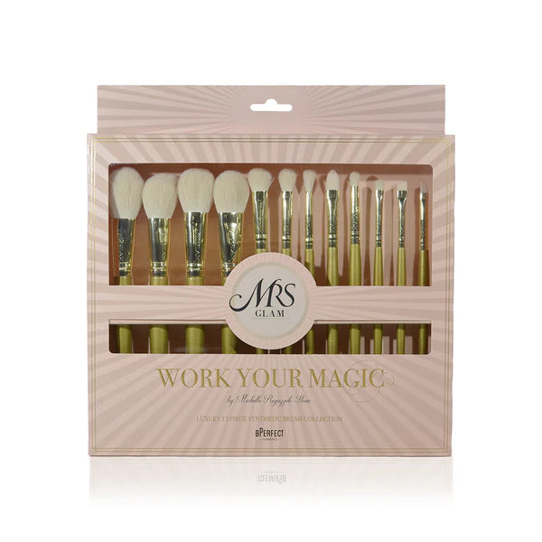 Bperfect Mrs Glam Work Your Magic 12pc Brush Set