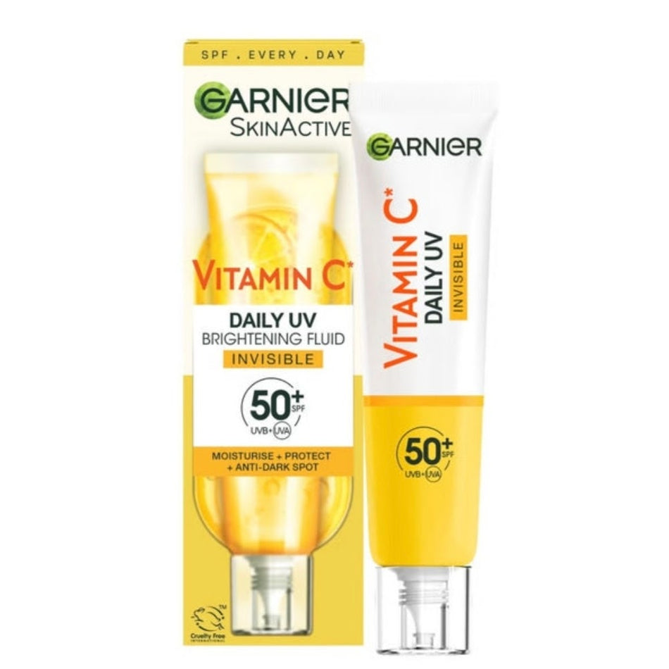 Garnier Vitamin C Dailyuv Fluid SPF50 Invisible