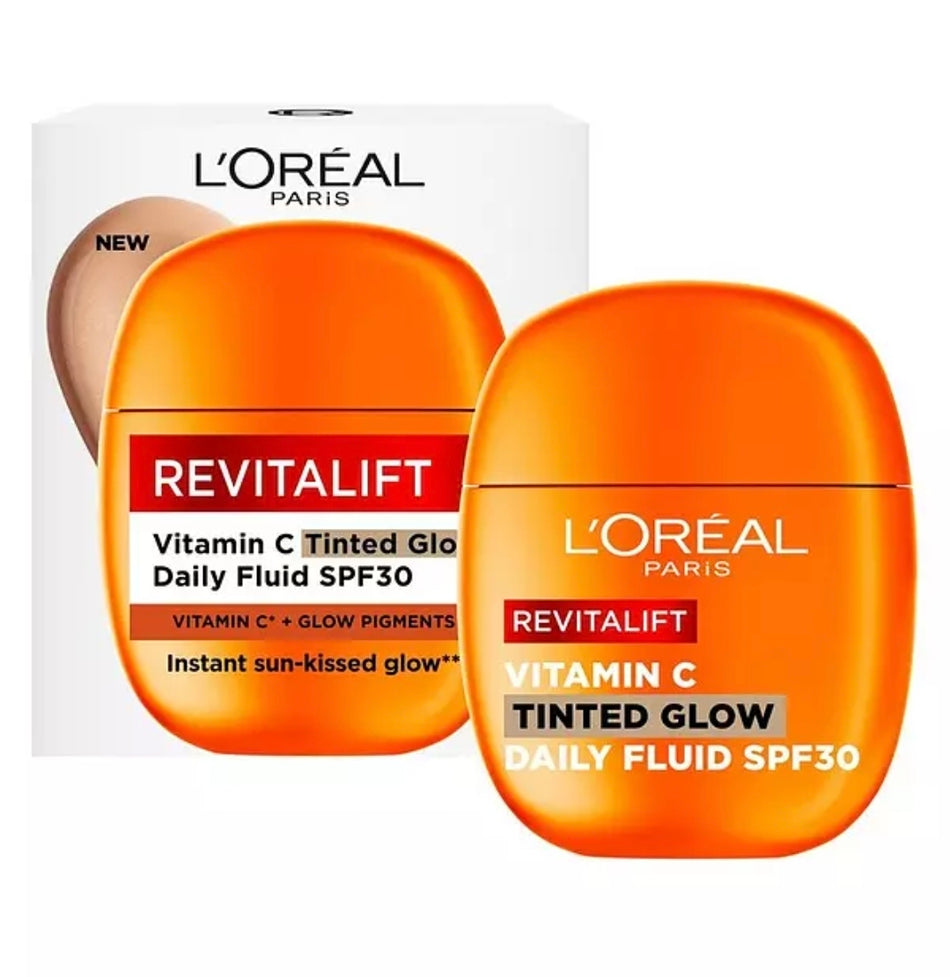 L'Oreal Paris Revitalift Vitamin C Tinted Glow Daily Fluid SPF30 40ml