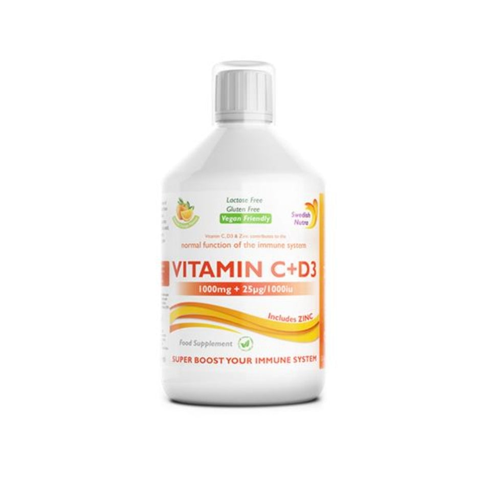 Swedish Nutra Vitamiin C + D3