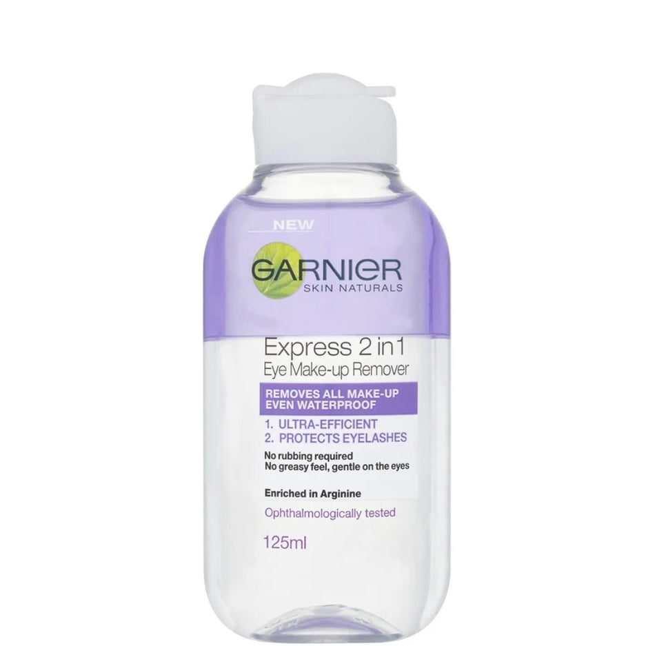 Garnier Skin Naturals 2in1 Eye Make up Remover 125ml
