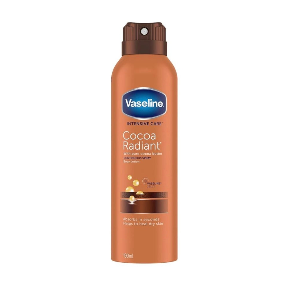 Vaseline Spray And Go Cocoa Radiant Body Lotion Spray