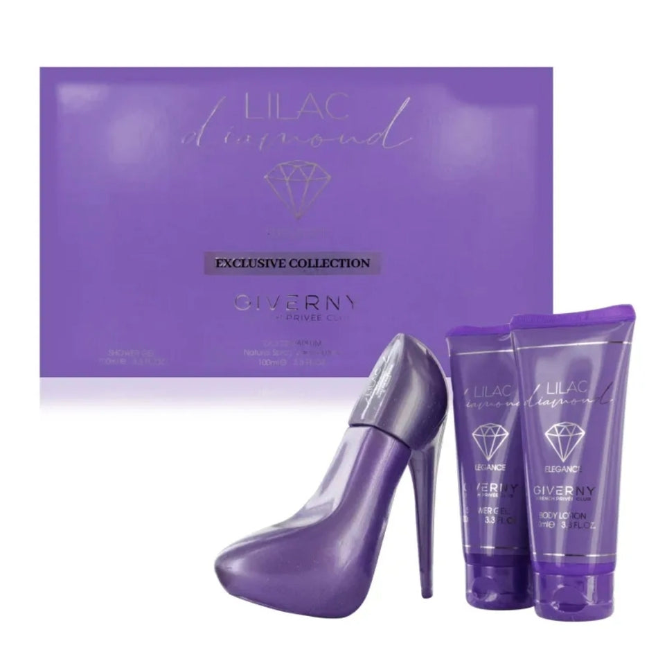 Giverny Lilac Diamond Gift Set 3 Pce