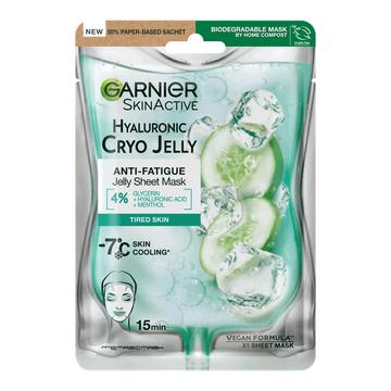 Garnier skin Active Hyaluronic Cryo Jelly Anti-Fatigue Sheet Mask