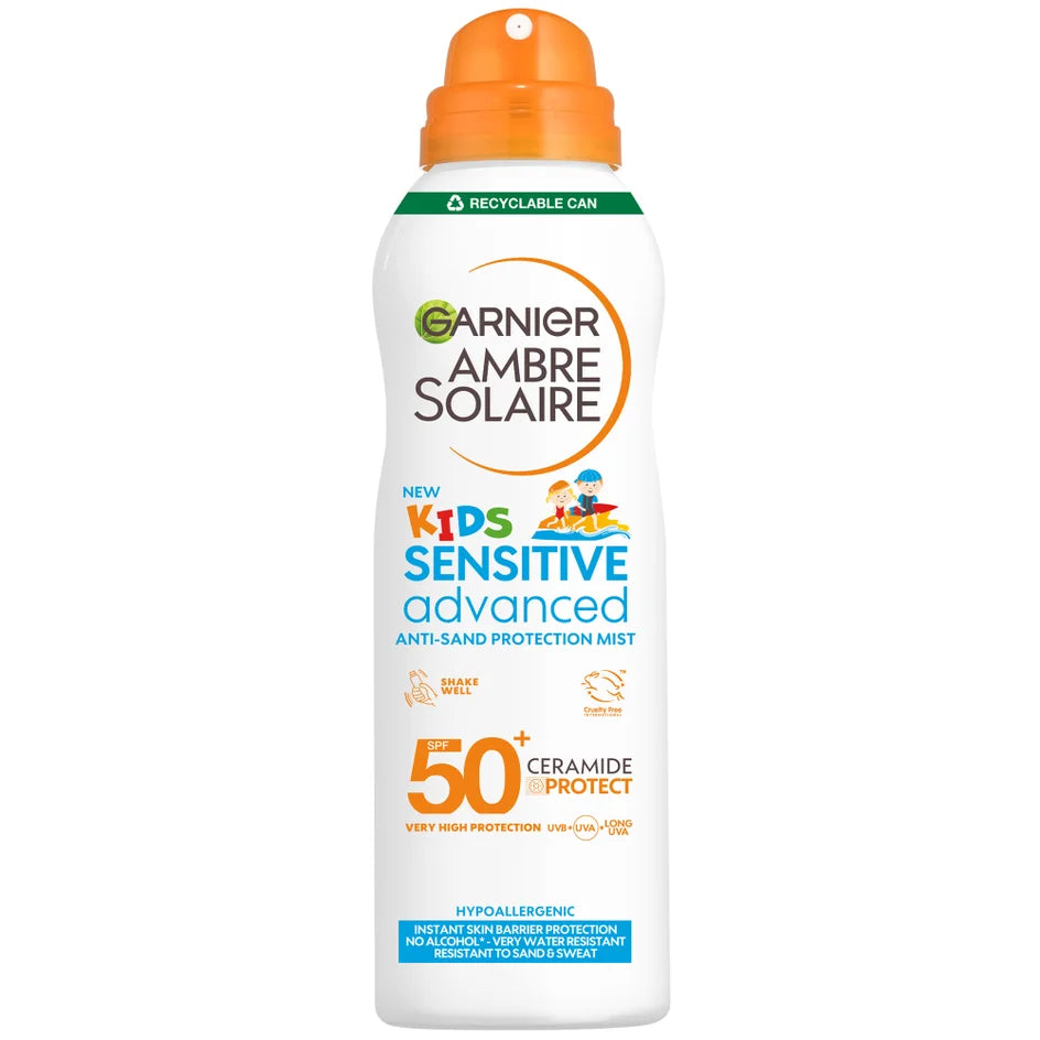 Garnier Ambre Solaire Kids Sensitive Advanced Anti-Sand SPF50+