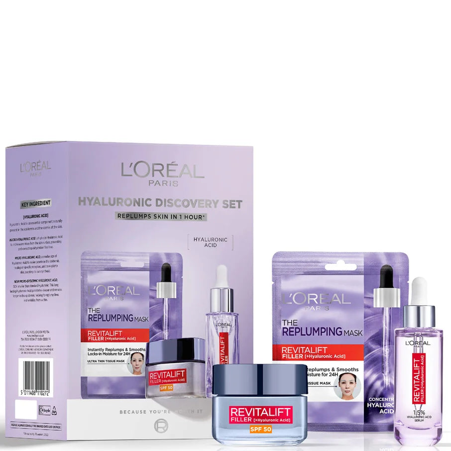 Loreal Paris Hyaluronic Discovery Gift Set