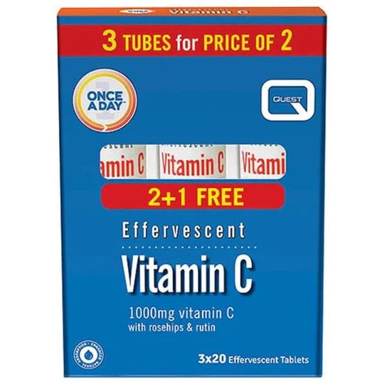 Quest Vitamin C Effervescent Triple Pack