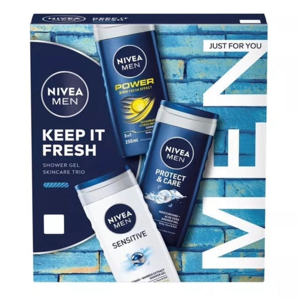 Nivea Keep It Fresh Mens 3pce Set