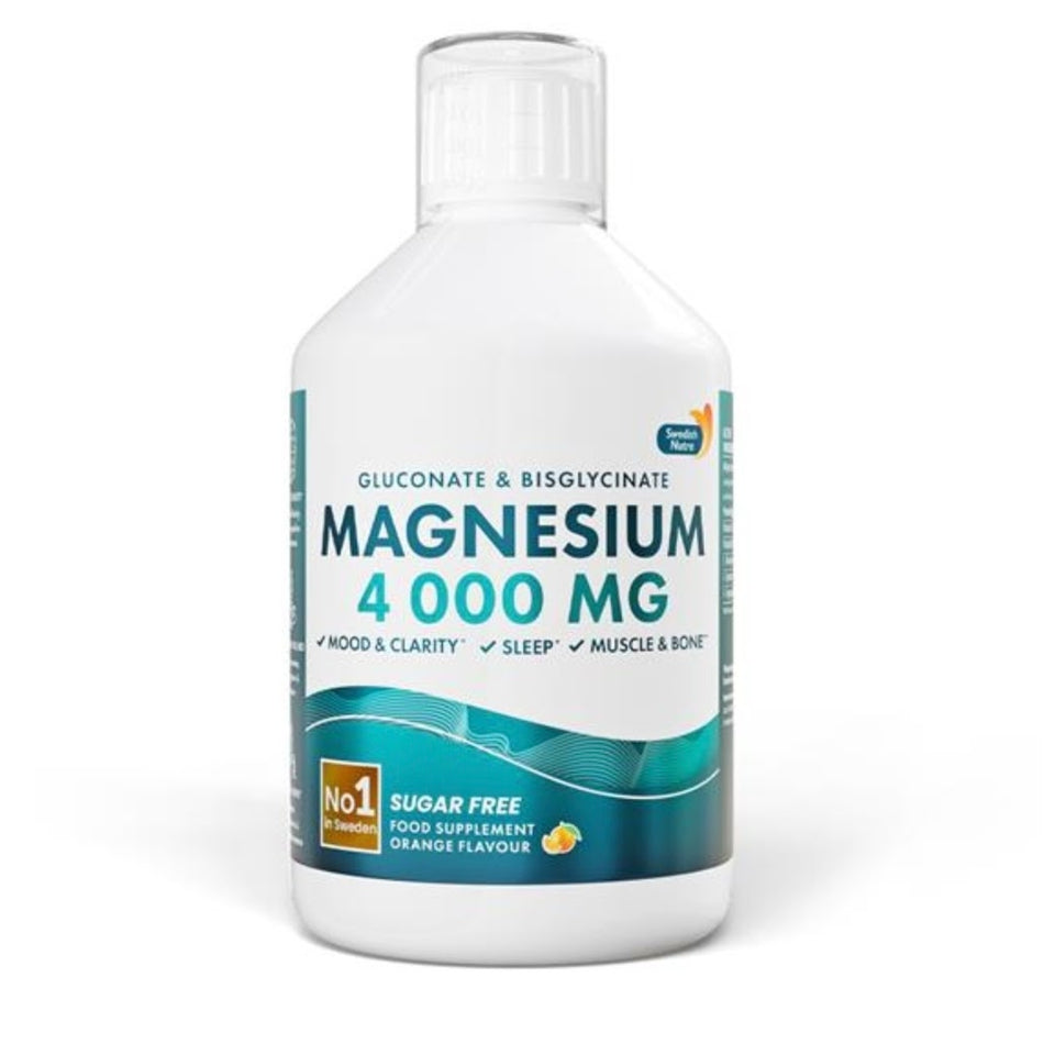 Swedish Nutra Magnesium 4000mg Liquid