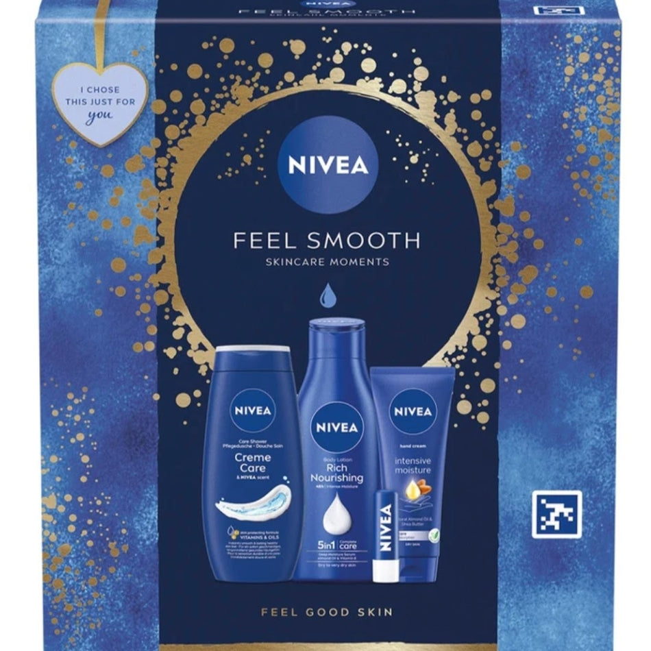 Nivea Feel Smooth 4pce Gift Set