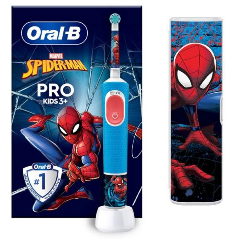 Oral B Vitality Pro Kids Spiderman Toothbrush Set