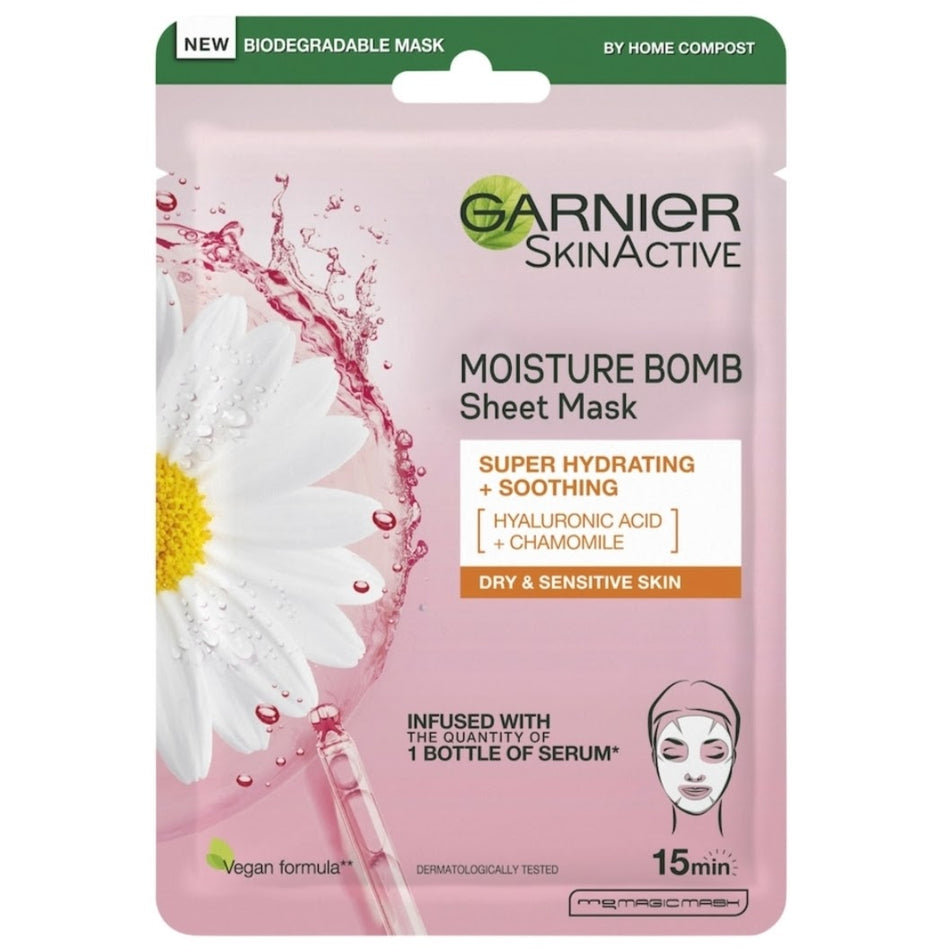 Garnier Moisture Bomb Hydrating Face Sheet Mask
