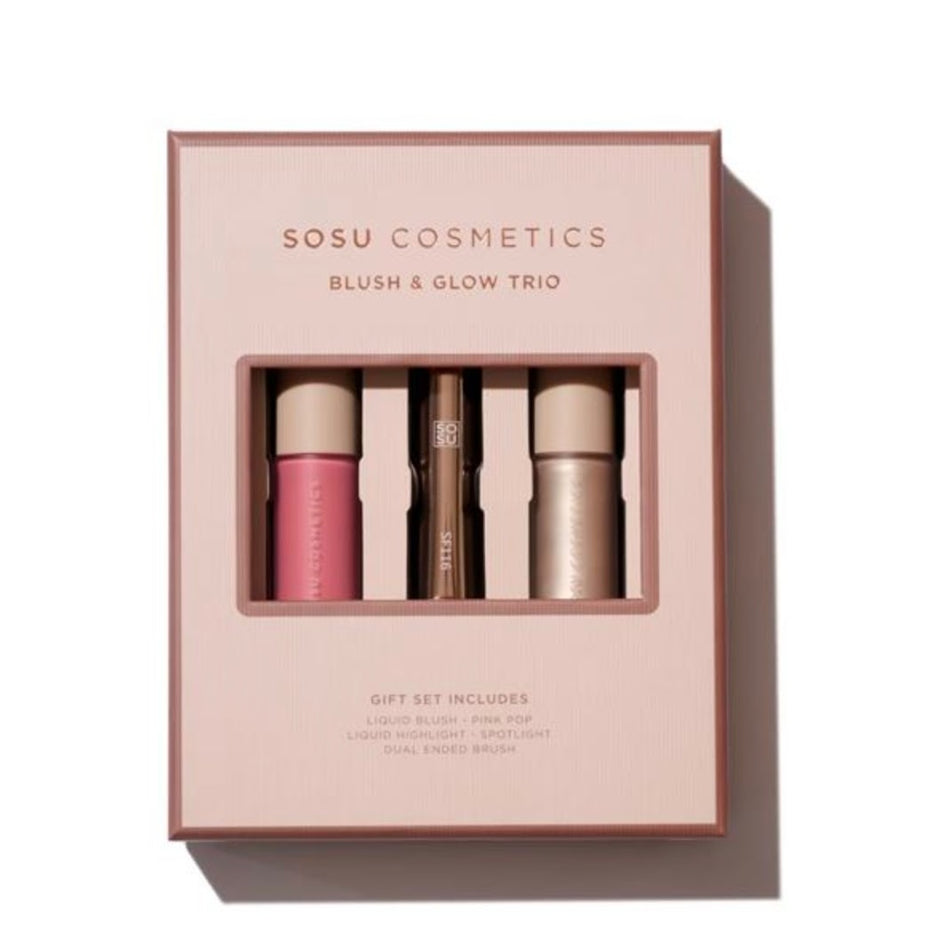 Sosu Cosmetics Blush & Glow Trio
