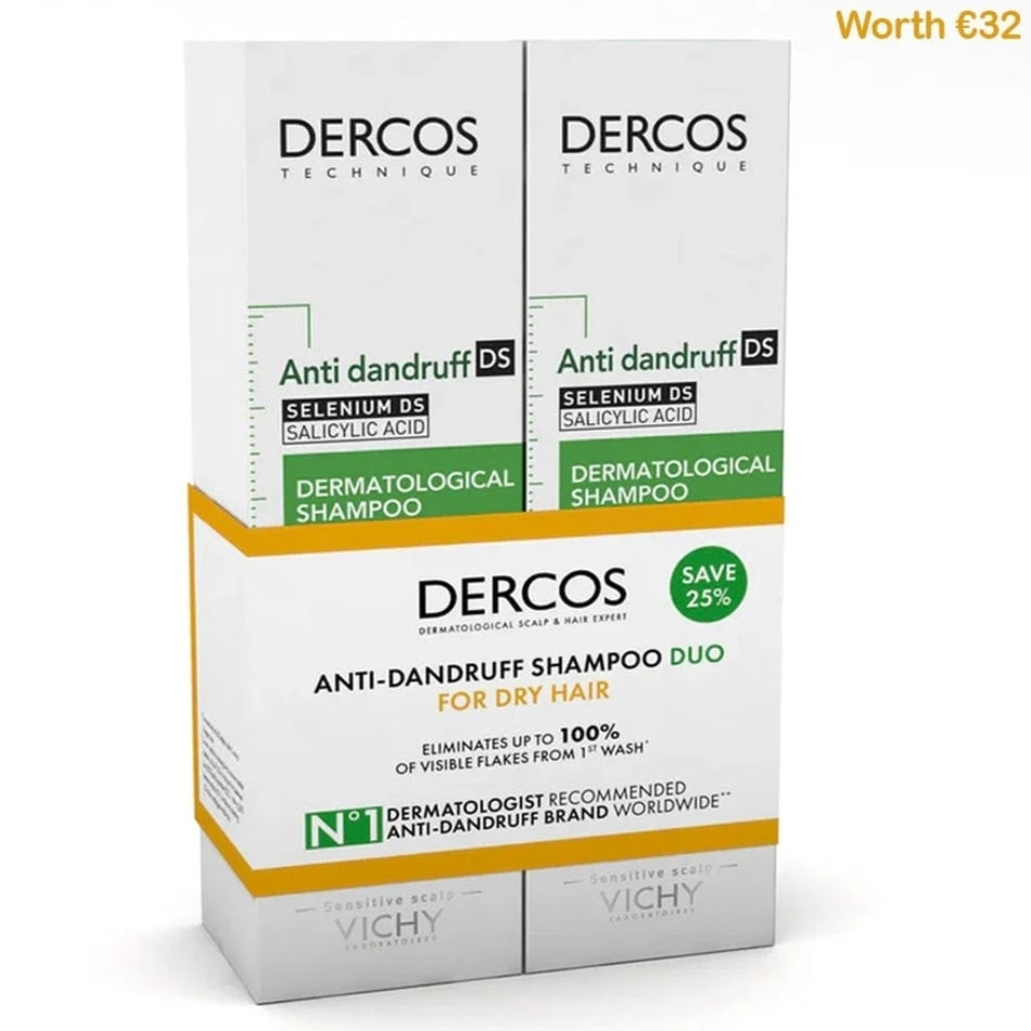 Dercos Anti-dandruff Shampoo Duo For Dry Hair