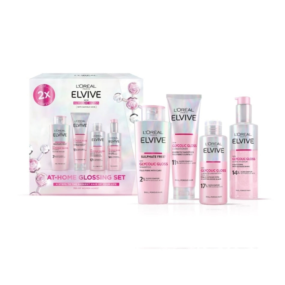 L'oreal Elvive At-Home Glossing Set