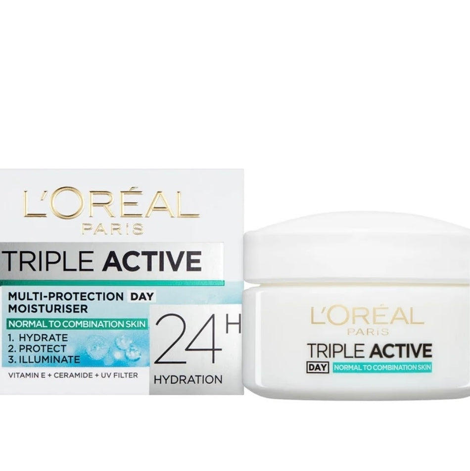 L'Oreal Paris Triple Active Day Moisturiser Normal To Combination