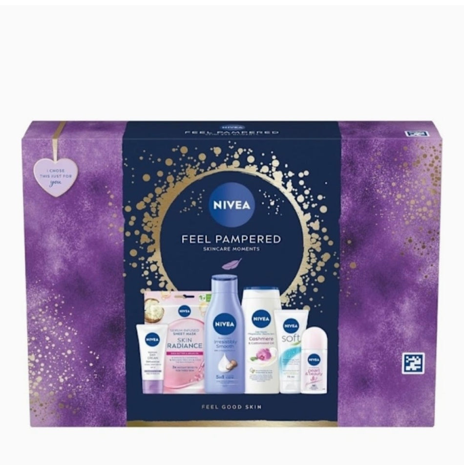Nivea Feel Pampered 6 Pce Gift Set