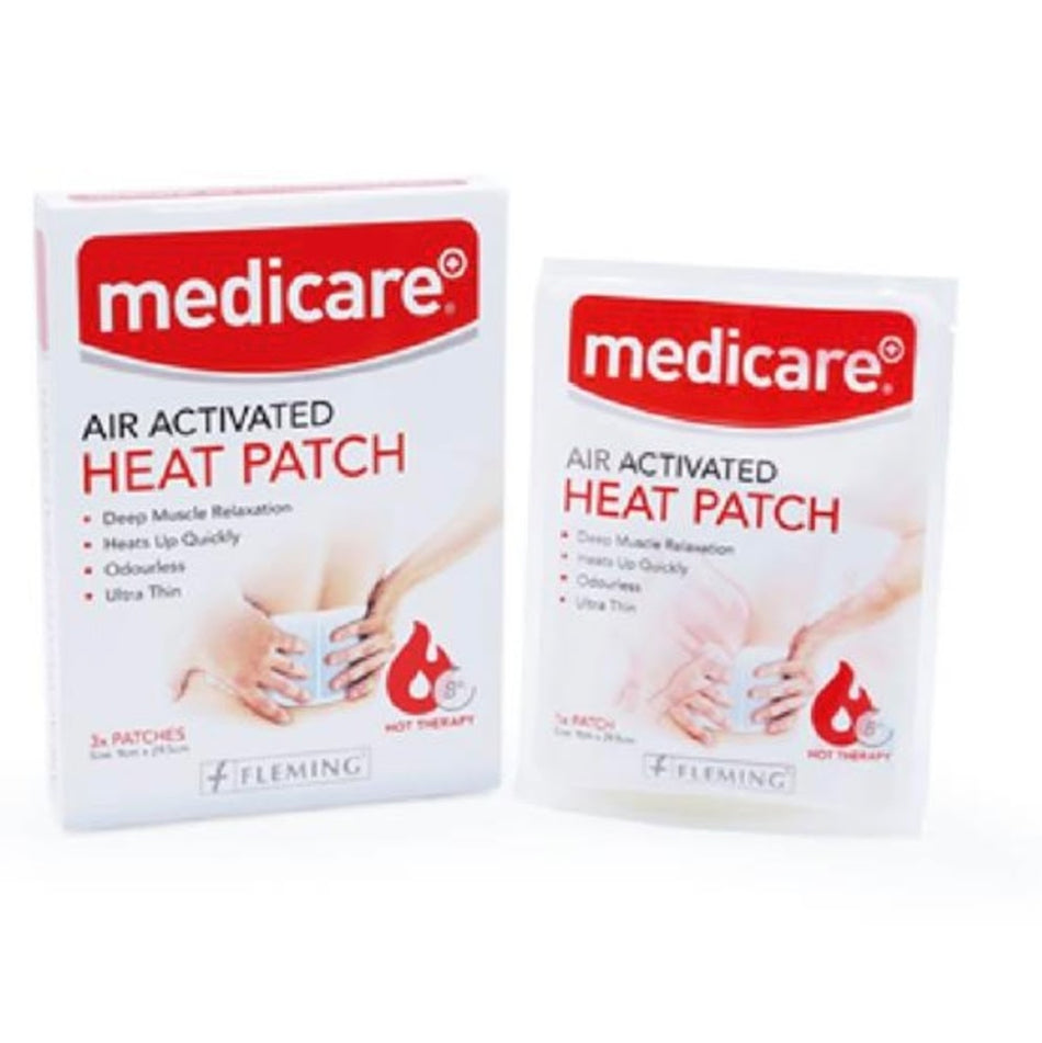 Medicare Air Activated Heat Patches 3's