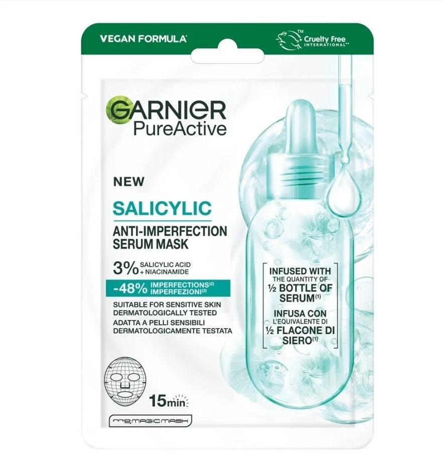 Garnier Pure Active Salicylic Anti-Imperfection Serum Mask
