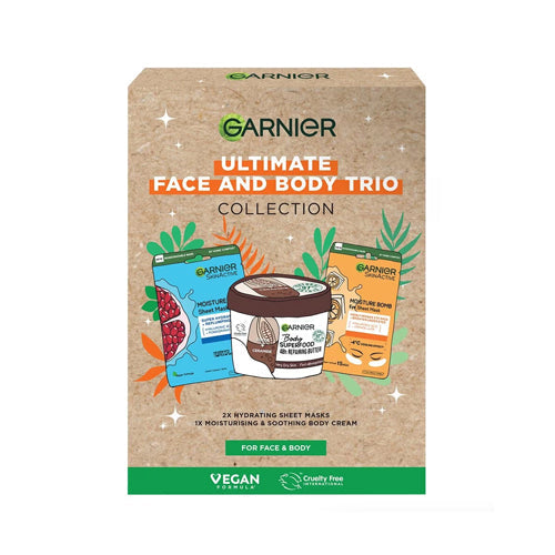 Garnier Ultimate Face And Body Trio Gift Set