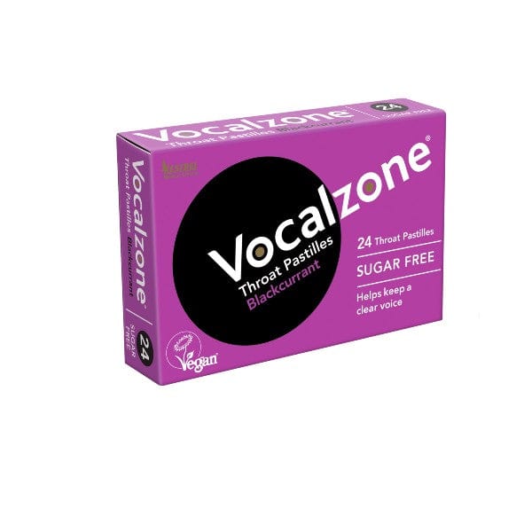 Vocalzone Blackcurrant Throat Pastilles