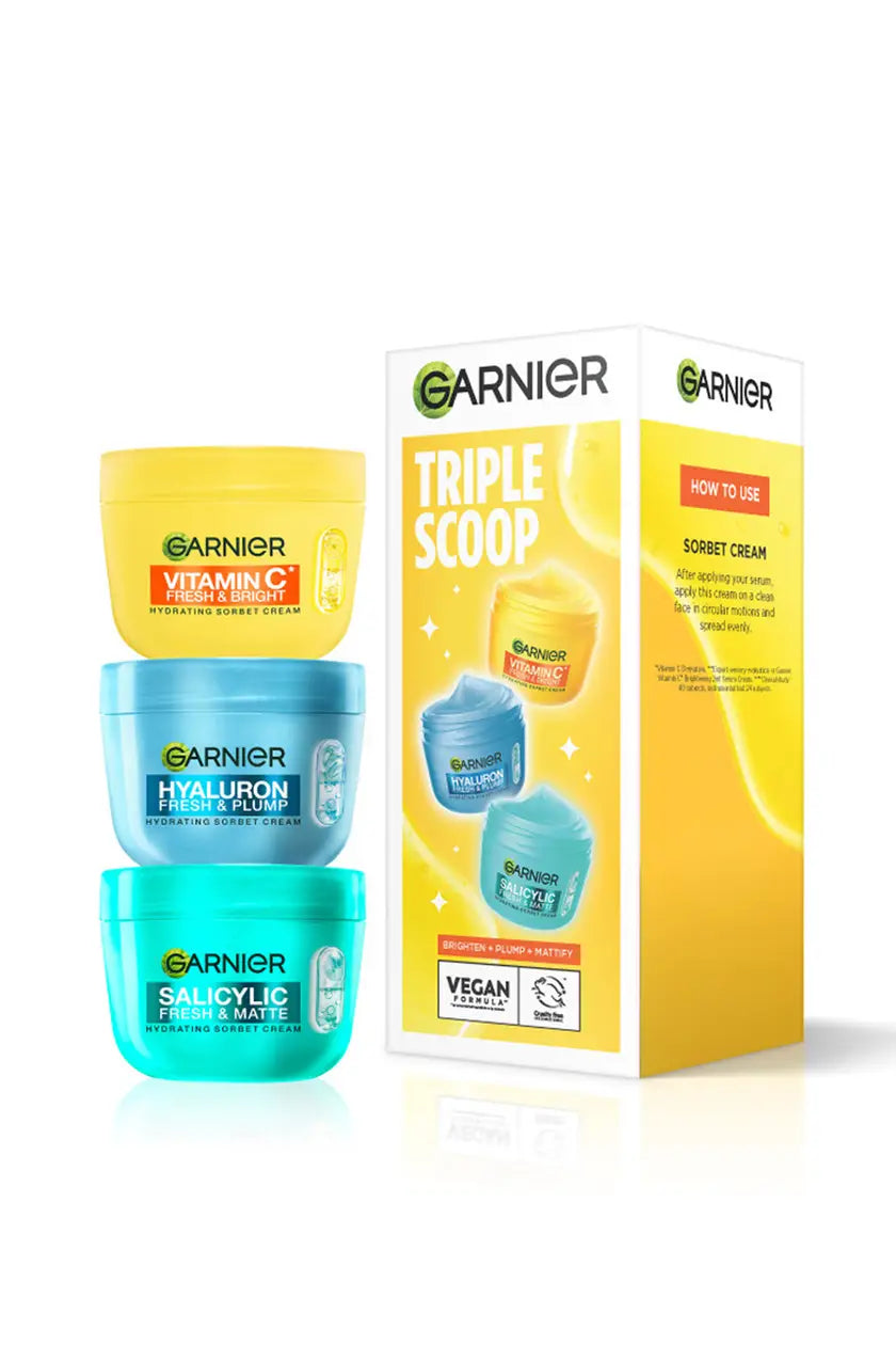 Garnier Triple Scoop Gift Set